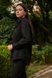 Сорочка з довгим рукавом зі 100% льону Black LN0058-16-60 фото 2