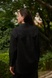 Сорочка з довгим рукавом зі 100% льону Black LN0058-16-60 фото 3