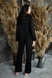 Піжамний шовковий костюм з брюками Total Black SH0009-18-69 фото 4