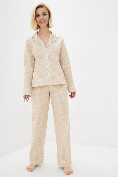Cotton pajamas with trousers Creamy Flakes