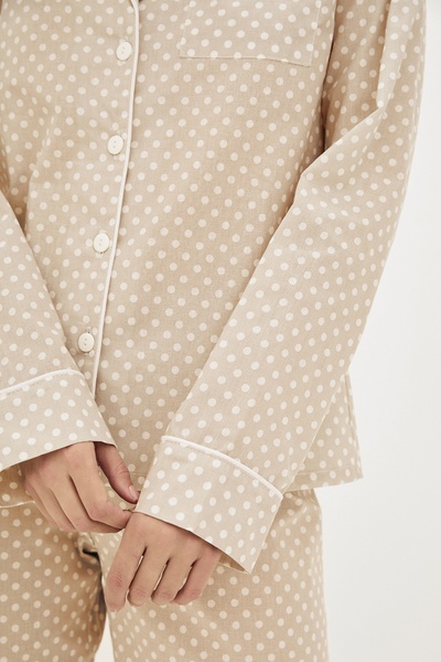 Cotton pajamas with trousers Creamy Flakes