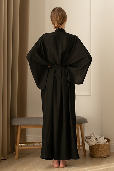 Silk and cotton dressing gown Tsunami