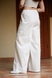 Trousers made of 100% linen Cream