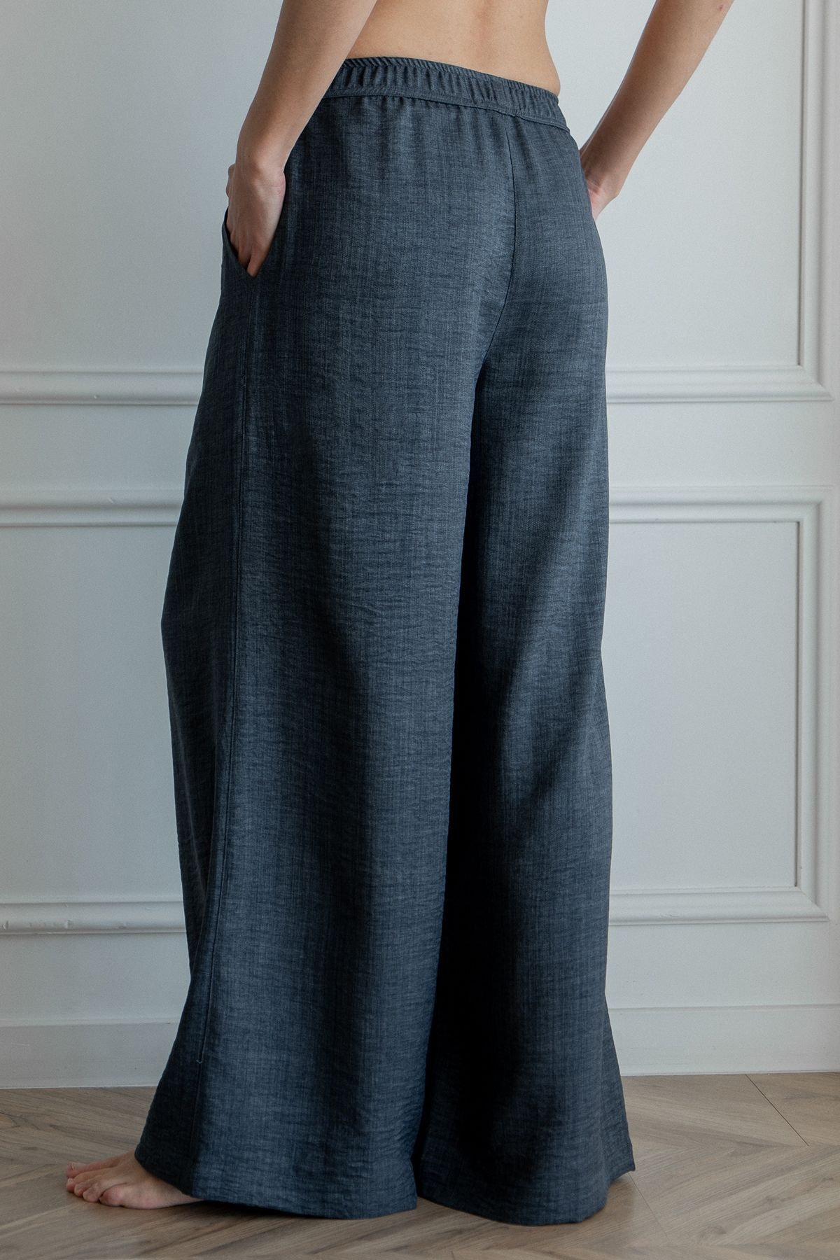 Darted linen trousers Grace