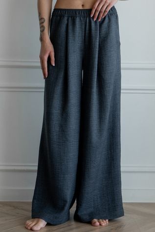 Darted linen trousers Grace