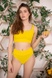 Two-sided separate swimsuit Forly Black/Yellow