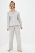 Cotton pajamas with trousers Grey Flakes