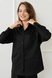 Рубашка с длинным рукавом из 100% льна Black LN0058-16-60 фото 1
