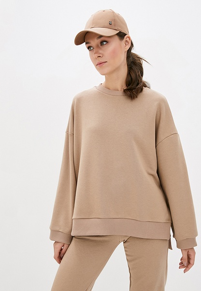 Knitted sweatshirt Taupe