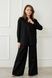 long-sleeve shirt made of 100% linen Black (M/L)