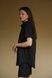 Сорочка з коротким рукавом зі 100% льону Black (XL/XXL) LN0059-16-50 фото 2