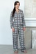 Flannel pajamas with trousers Kakao