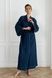 Muslin dressing gown Indigo
