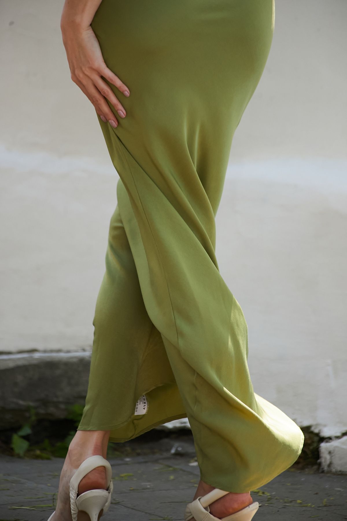 Silk and cotton dress - combination Olivia (M)