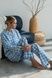 Піжамний бавовняний костюм з брюками Blue Plaid (XL/XXL) HL0073-29-69 фото 1