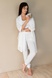 Knitted dressing gown Coconut