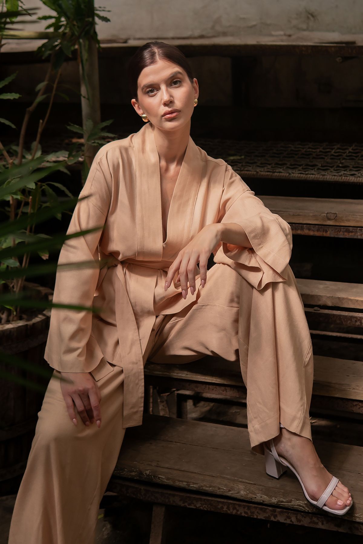 Linen kimono - shirt Rachel