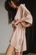 Silk dressing gown Nude