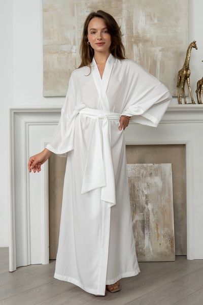 Silk and cotton dressing gown Mia