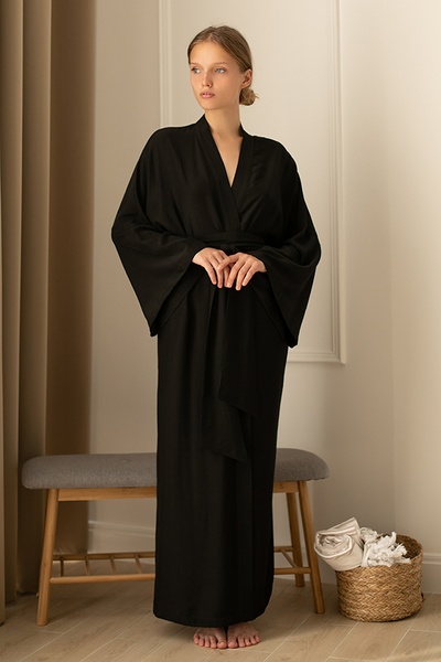 Silk and cotton dressing gown Tsunami