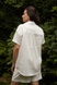 Рубашка с коротким рукавом из 100% льна Cream LN0059-09-50 фото 3