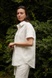 Сорочка з коротким рукавом зі 100% льону Cream LN0059-09-50 фото 2