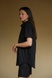 Сорочка з коротким рукавом зі 100% льону Black LN0059-16-50 фото 2