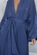 Silk and cotton dressing gown Hortensia (ONE)