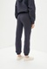 Knitted trousers with fleece Graphite