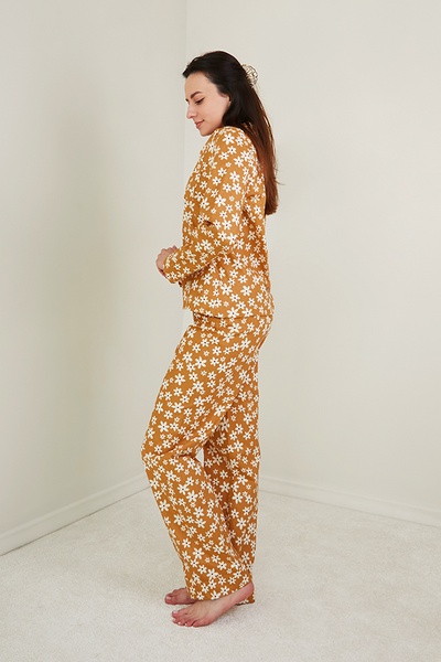 Пижамный костюм из хлопка с брюками Jenet HL0057-71-69 фото