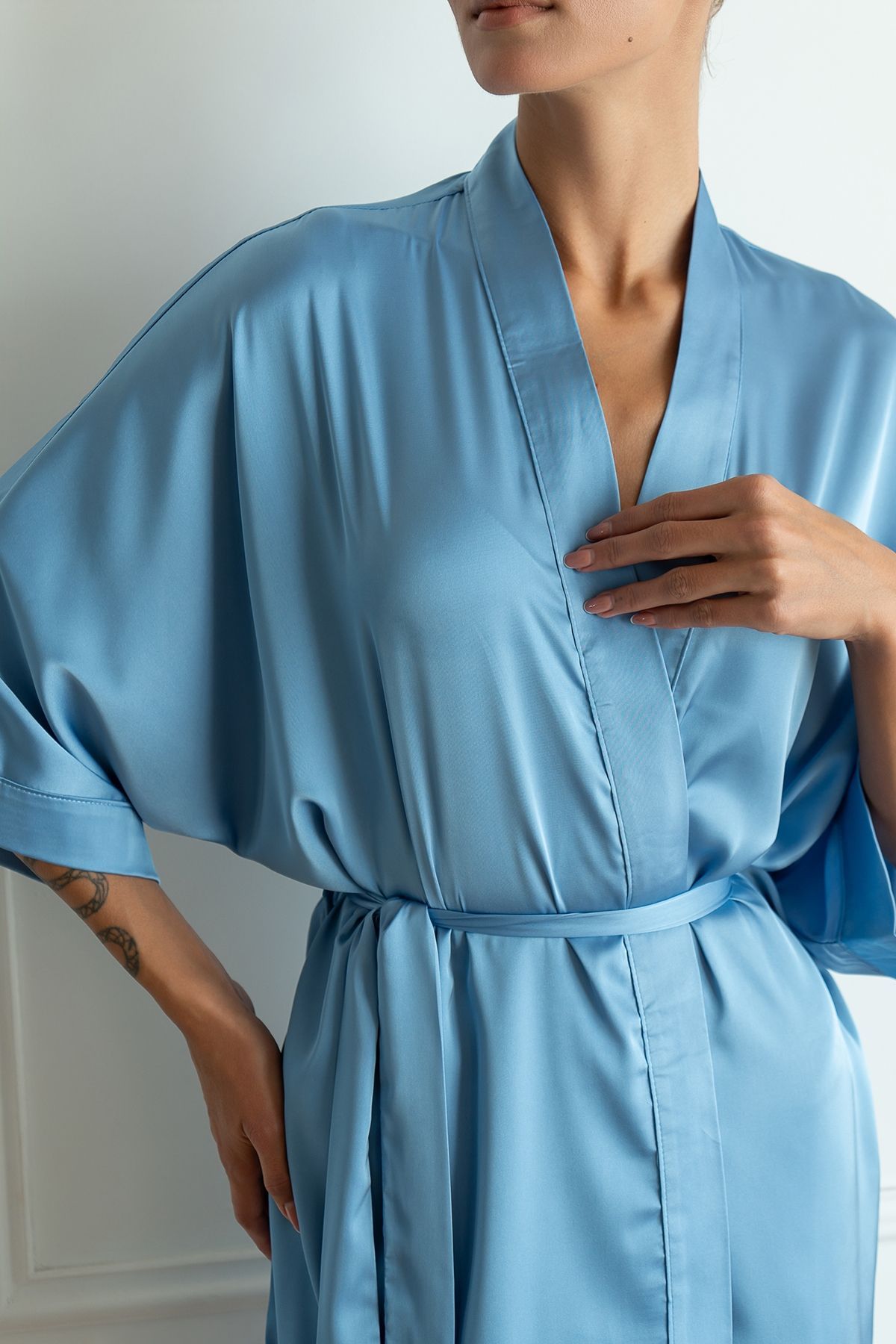 Silk dressing gown Jeans