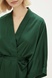 Silk dressing gown Emerald