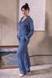 Піжамний костюм шовк/бавовна з брюками Hortensia SL0040-13-69 фото 2