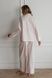 Cotton pajamas with lace Love is