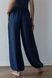 Linen bloomer trousers Denim