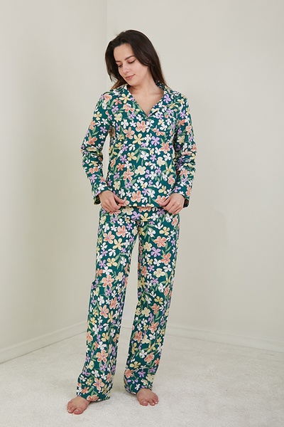 Пижамный костюм из хлопка с брюками Florance HL0057-63-69 фото