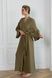 Muslin dressing gown Moss
