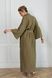 Muslin dressing gown Moss