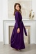 Silk dressing gown Violet