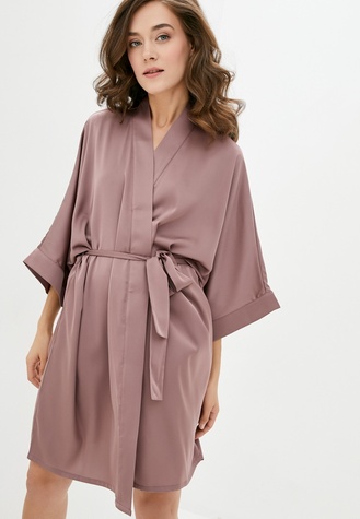 Silk dressing gown Mokko