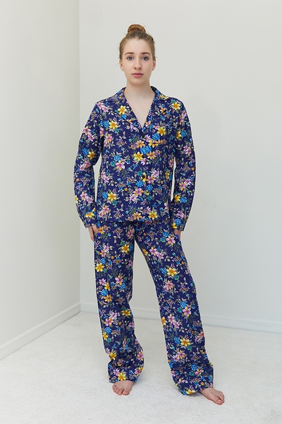 Flannel pajamas with trousers Ester